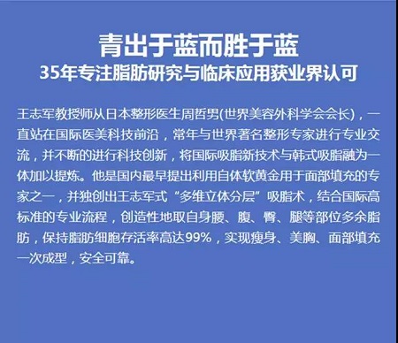 3月10、27、28日，世界吸脂勝者王志軍來(lái)了！